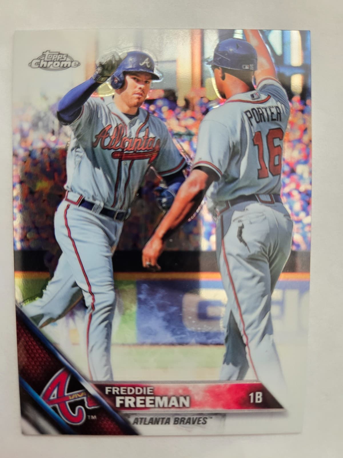 Freddie Freeman 2016 Topps Chrome
