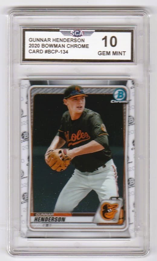 GUNNAR HENDERSON BASEBALL BALT 2020 Bowman Chrome 2020 Bowman Chrome