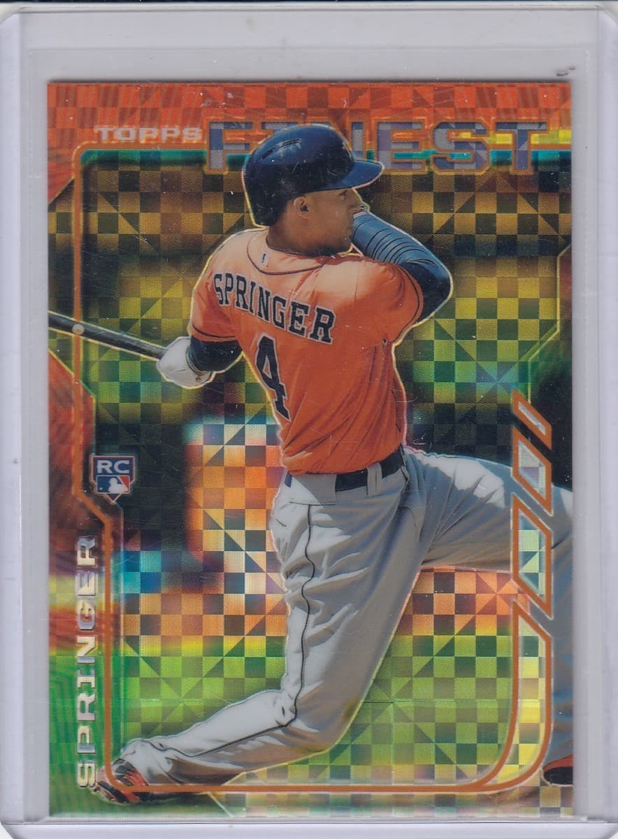George Springer 2014 Topps Finest 2014 Topps Finest xfractor