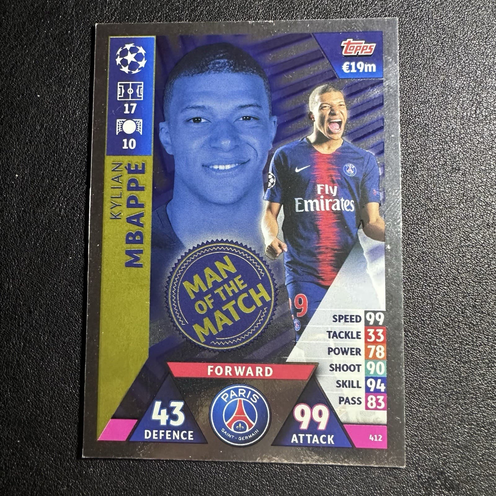 Match Attax Kylian 2018 Topps 2018 Topps