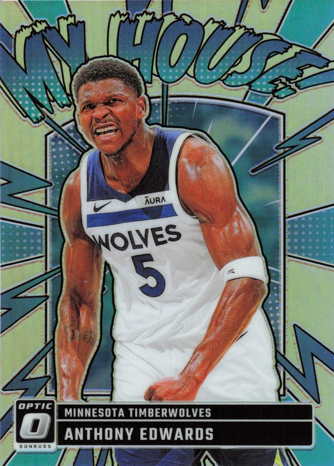 Anthony Edwards My 2024 Donruss Optic 2024 Donruss Optic holo
