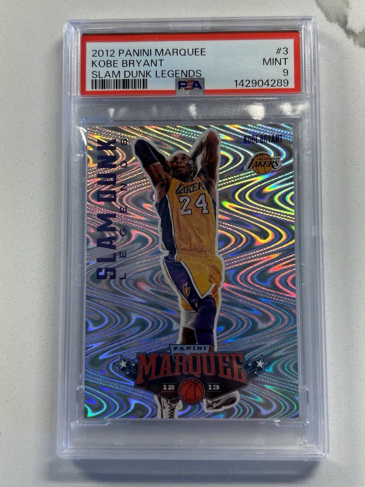 Kobe Bryant Lakers 2012 Panini 2012 Panini