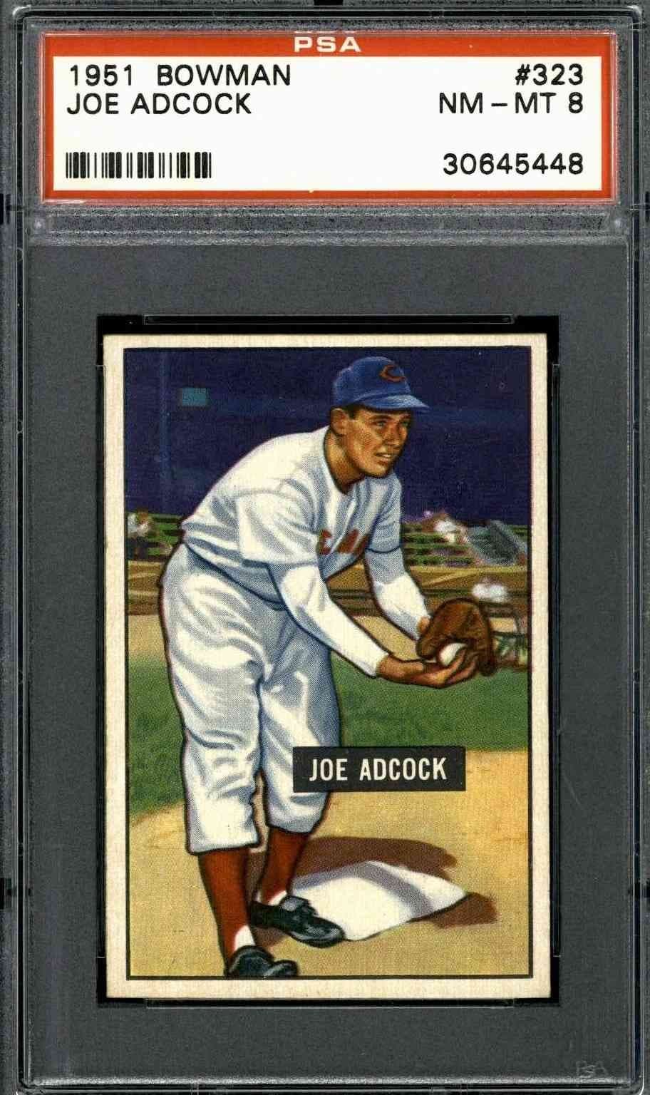 Joe Adcock trading card
