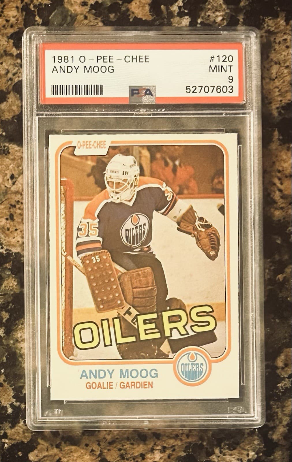 -82 O PEE CHEE ANDY MOOG 1981 Unknown 1981 Unknown