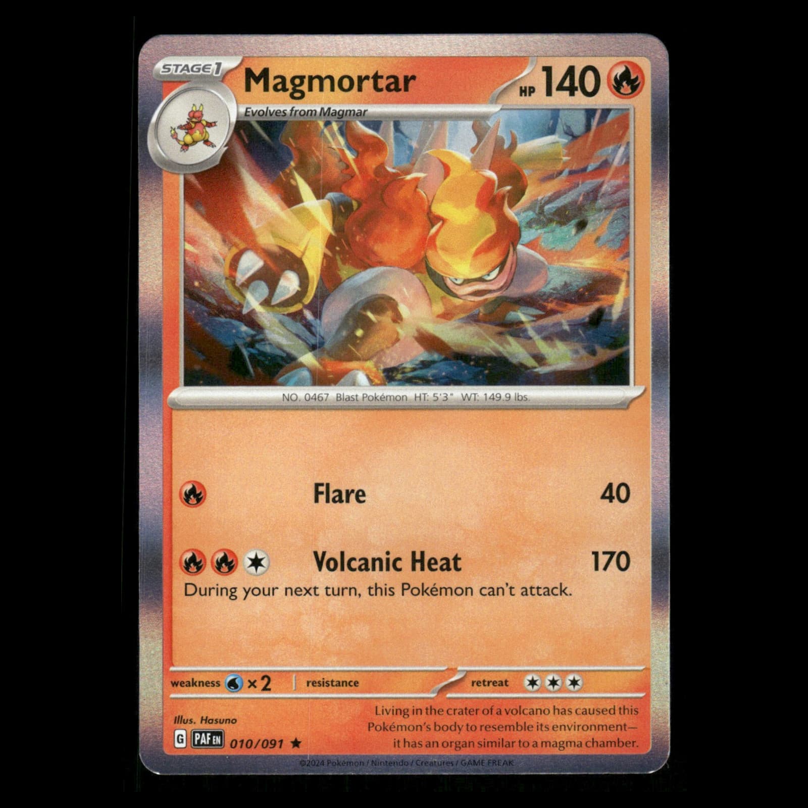 Magmortar Scarlet 2024 Unknown