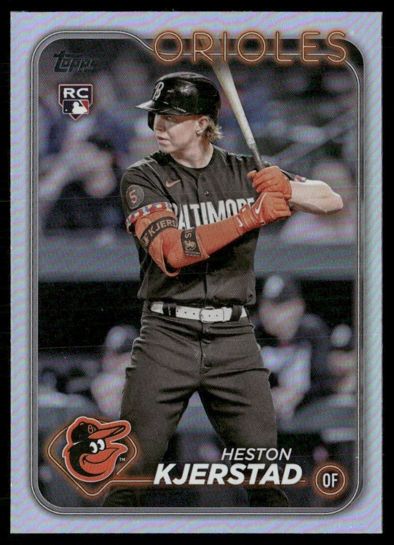Heston Kjerstad Rainbow 2024 Topps 2024 Topps foil