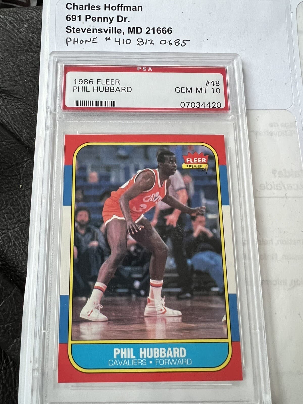 Basketball Phil Hubbard 1986 Fleer 1986 Fleer