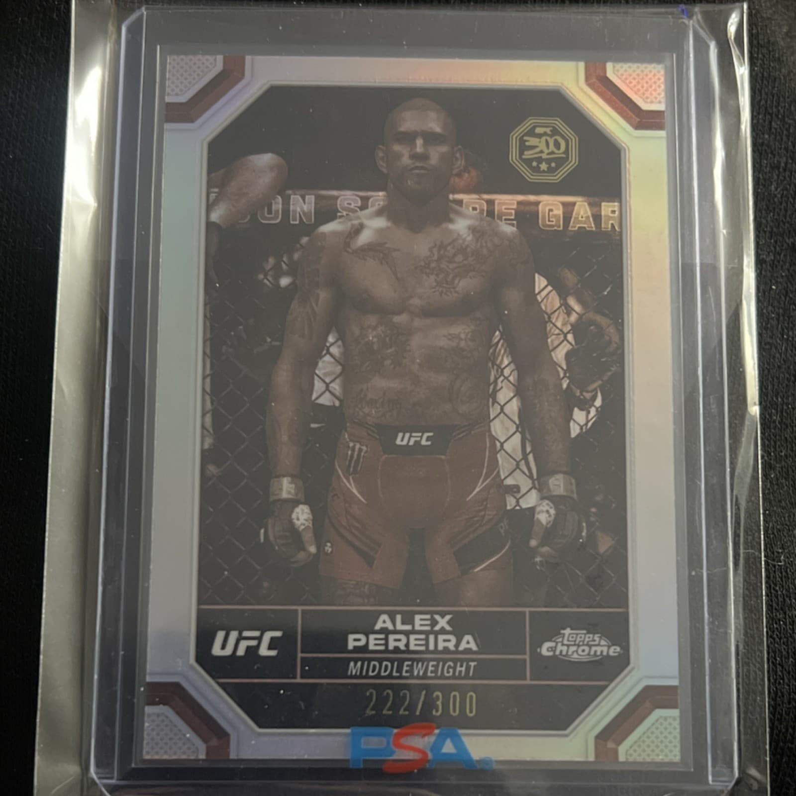 Alex Pereira 2024 Topps Chrome 2024 Topps Chrome refractor