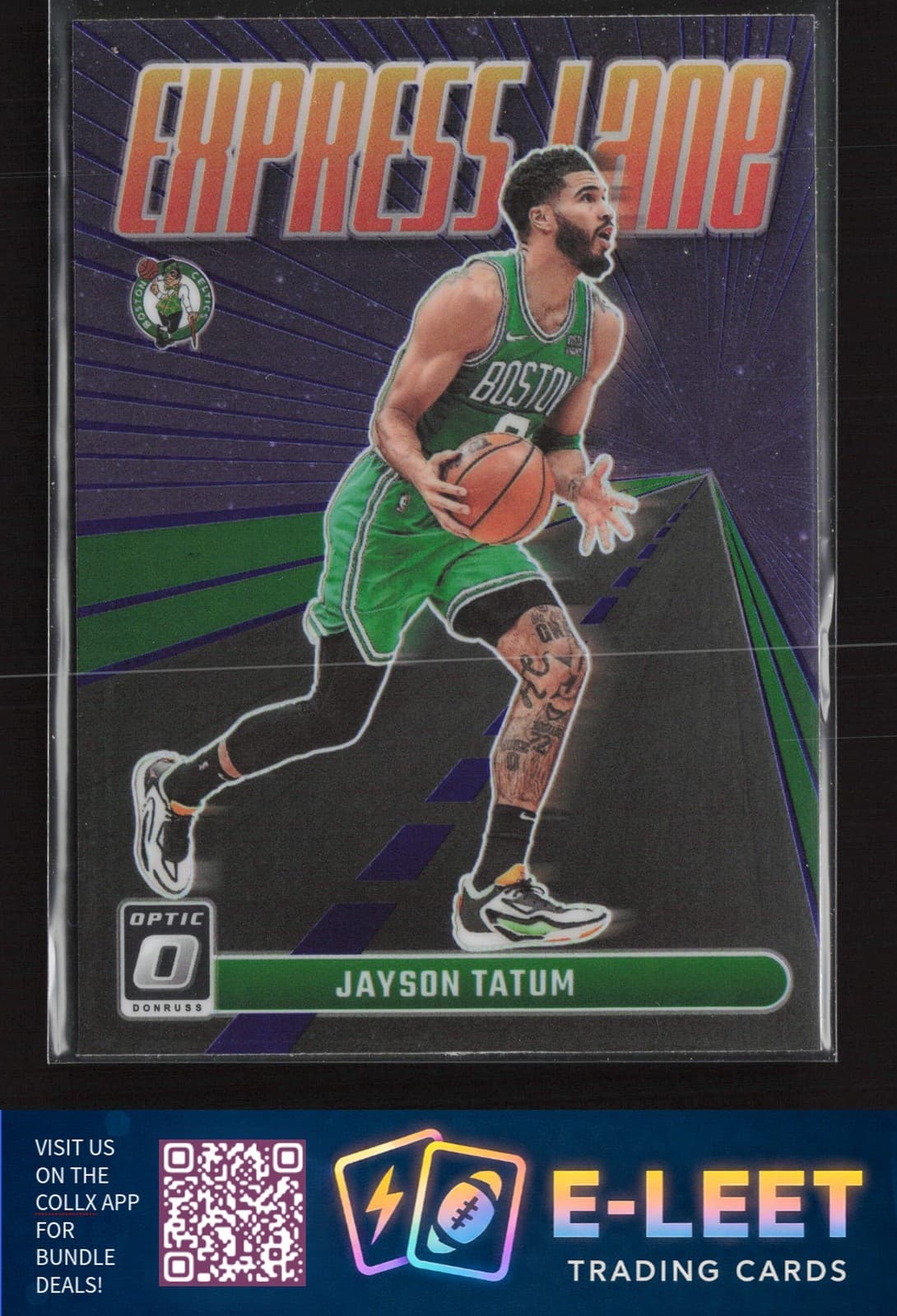 Jayson Tatum Express 2023 Donruss Optic 2023 Donruss Optic purple