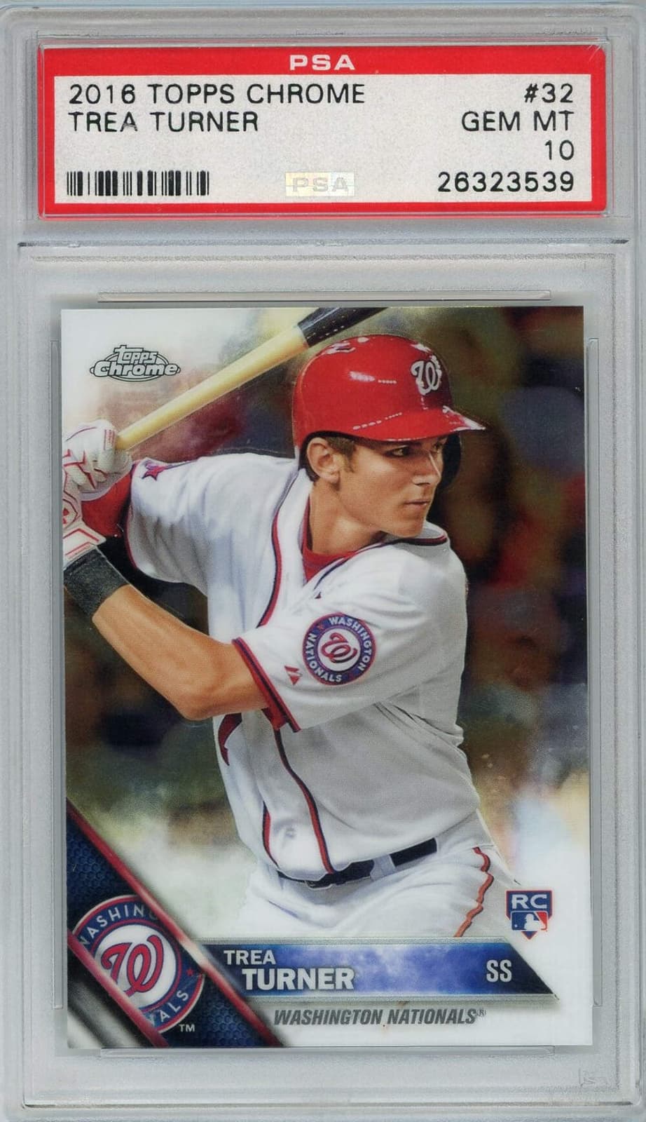 Trea Turner Baseball 2016 Topps Chrome 2016 Topps Chrome
