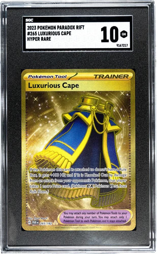 Luxurious Cape trading card