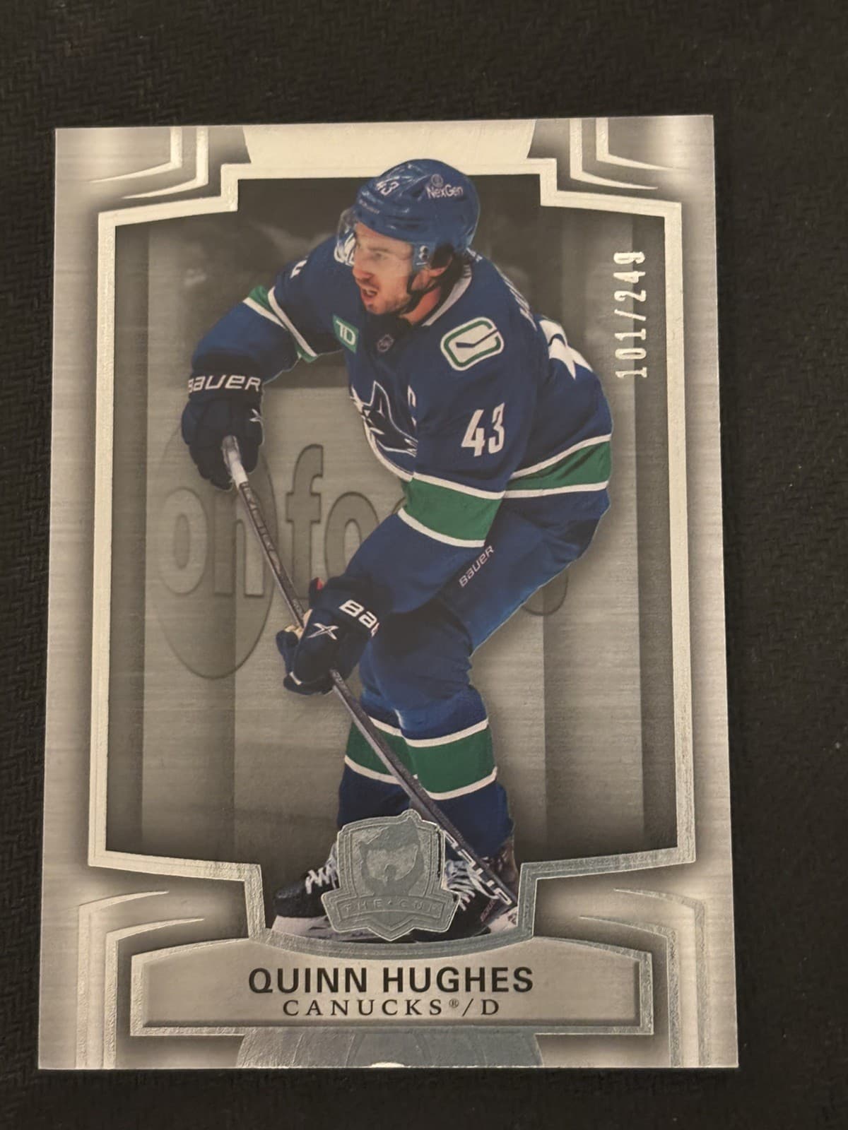 QUINN HUGHES -25 THE CUP HOCKE 2024 Upper Deck 2024 Upper Deck