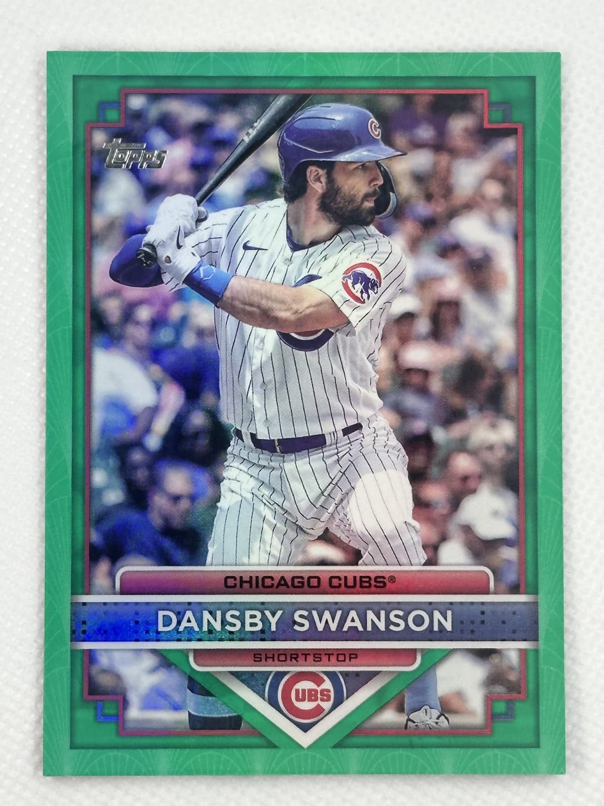 Dansby Swanson Flagship 2023 Topps 2023 Topps green