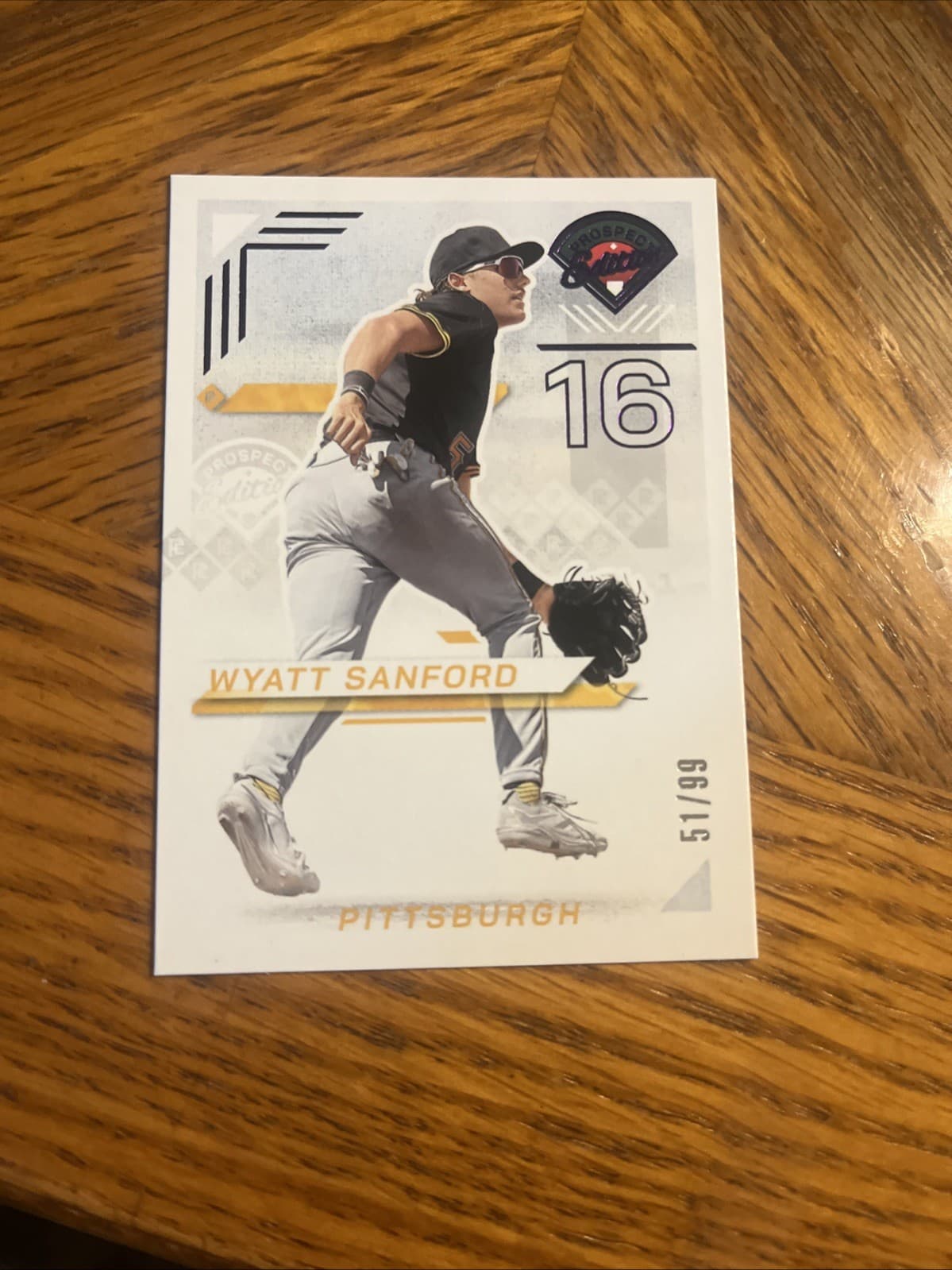 Prospect Edition Wyatt 2025 Panini 2025 Panini blue example 2