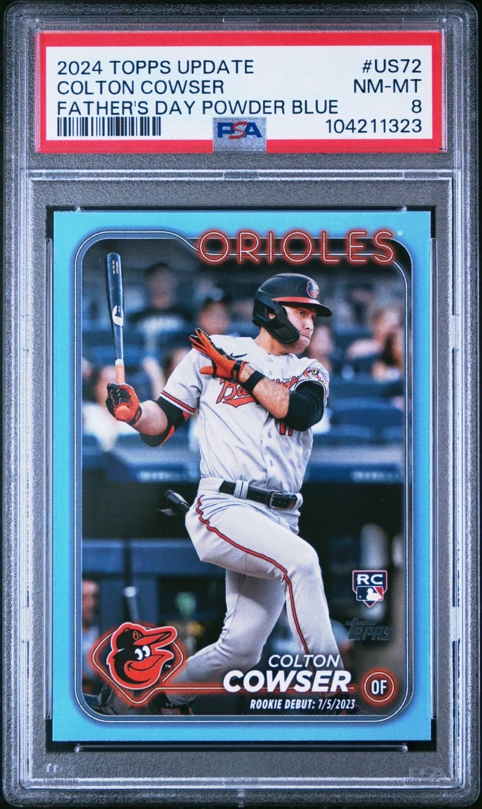 Colton Cowser Fathers 2024 Topps Update