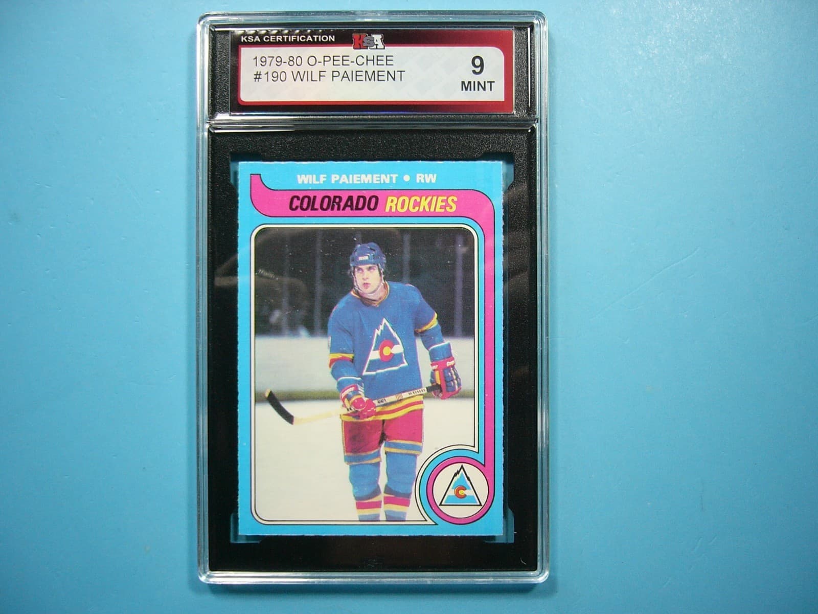 NHL HOCKEY WILF PAIEMENT KSA 9 1979 O-Pee-Chee 1979 O-Pee-Chee