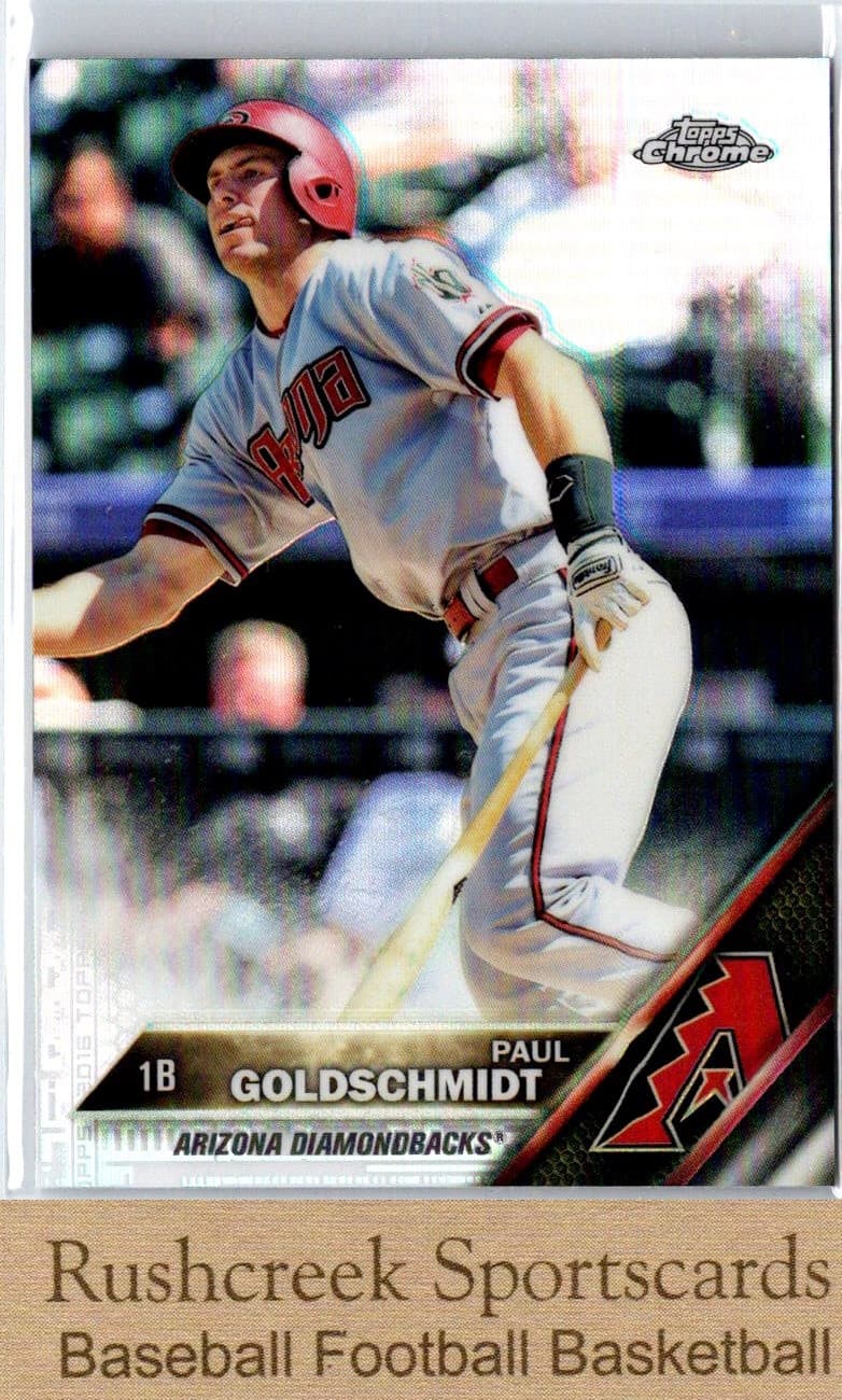 Paul Goldschmidt 2016 Topps Chrome 2016 Topps Chrome refractor