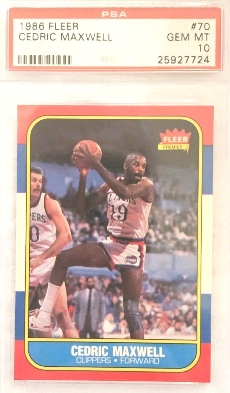 Cedric Maxwell Celtics 1986 Fleer