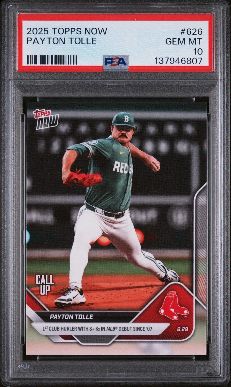 Now Payton Tolle 2025 Topps