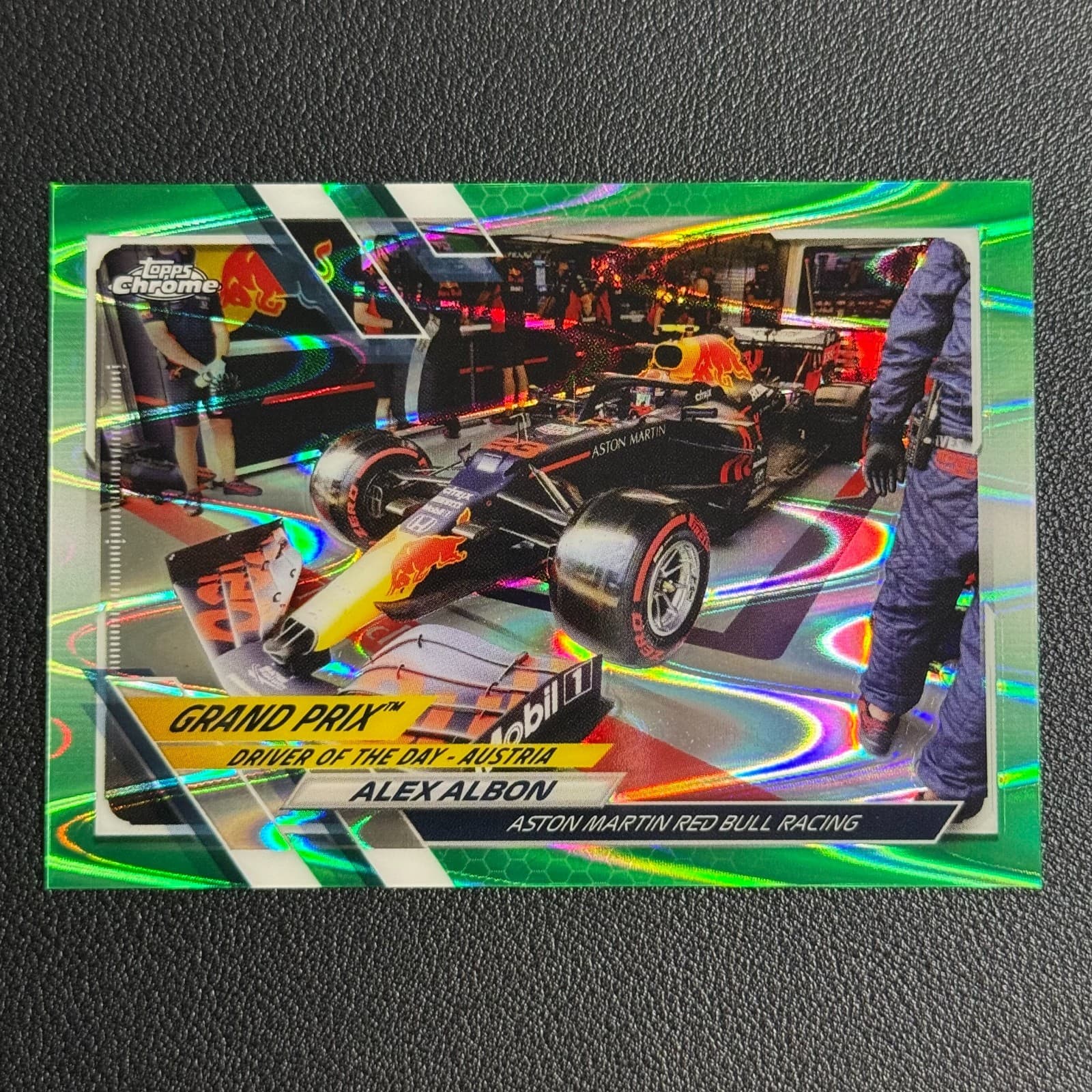 Alex Albon Green 2021 Topps Chrome 2021 Topps Chrome green-refractor