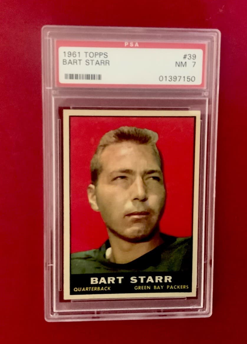 Bart Starr trading card