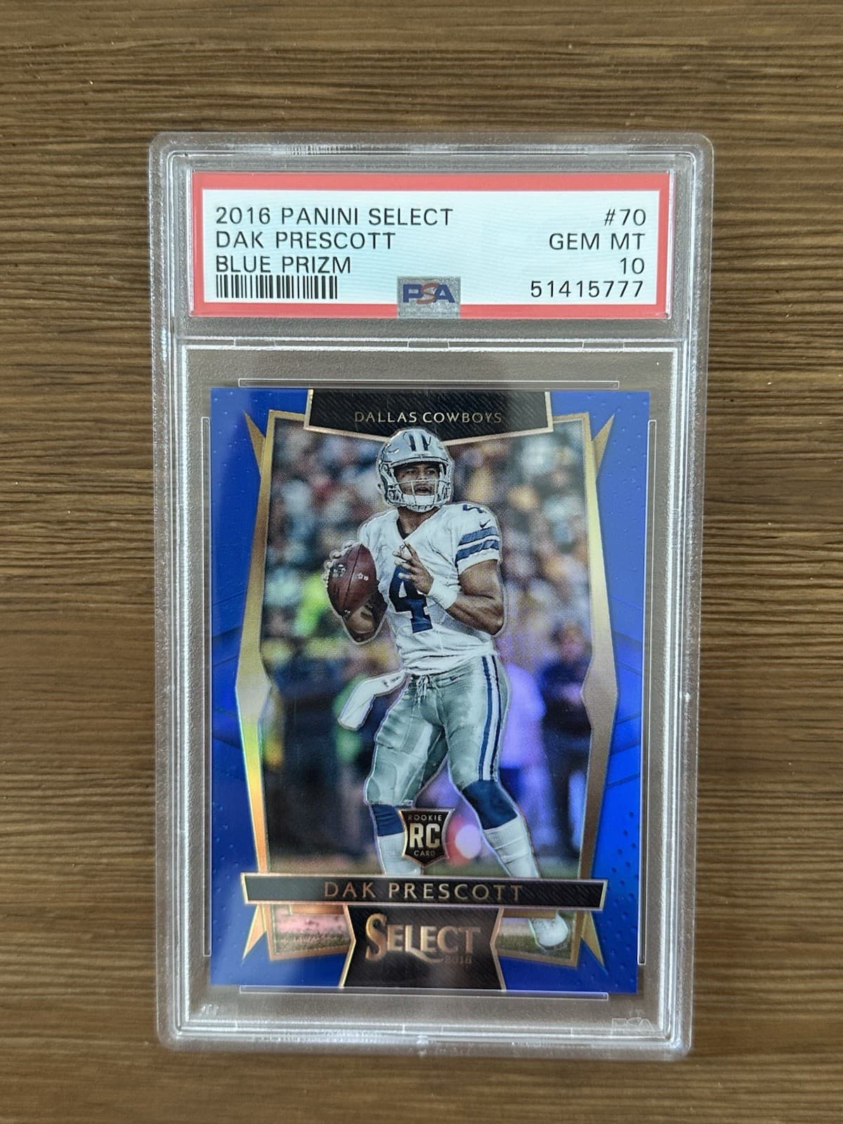 Dak Prescott Blue 2016 Panini Select