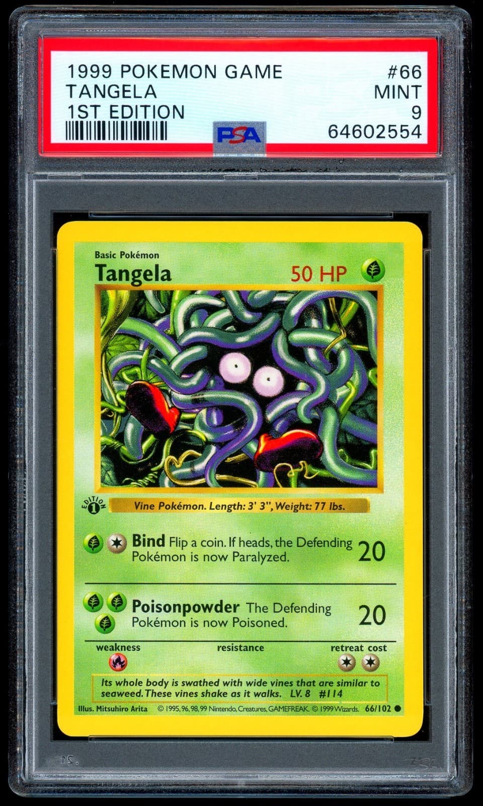 Pokemon TANGELA Set 1ST EDITIO 1999 Unknown 1999 Unknown