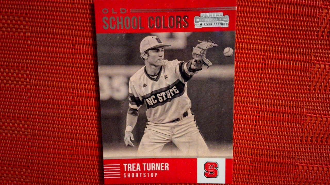 Trea Turner Old 2015 Panini Contenders 2015 Panini Contenders