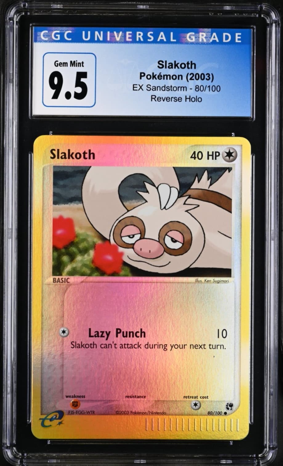 Slakoth 2003 Pokemon Sandstorm