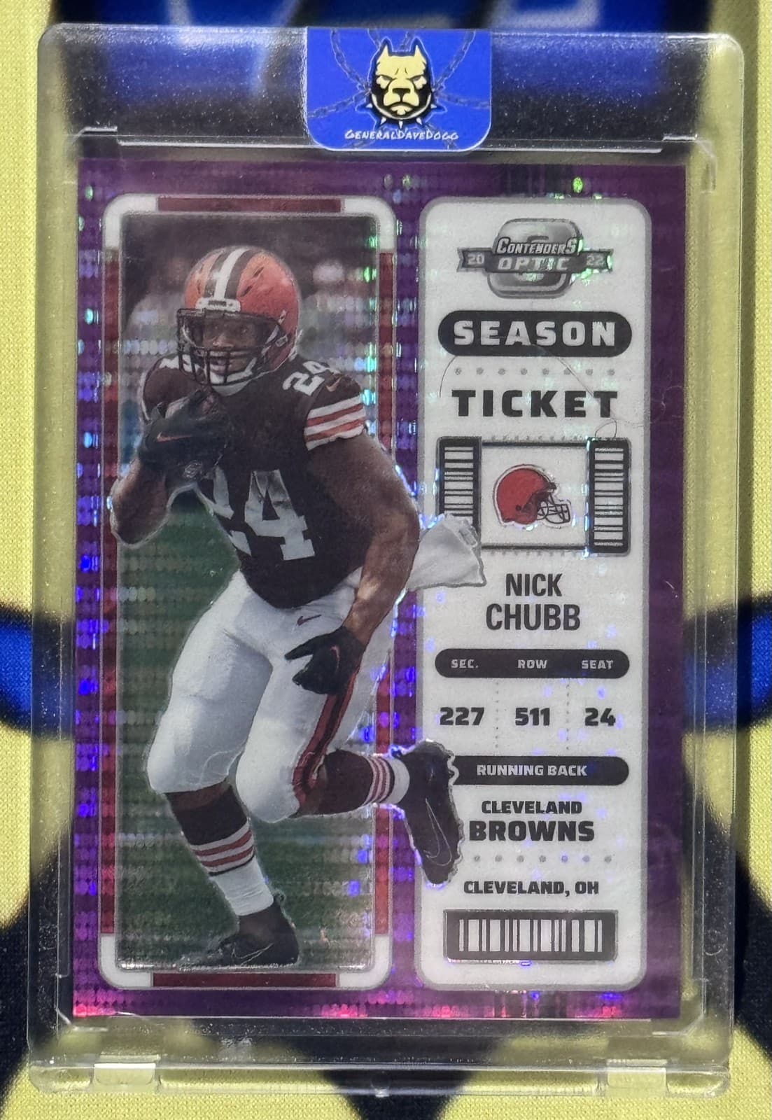 Season Ticket Nick 2021 Panini Contenders 2021 Panini Contenders pulsar-purple