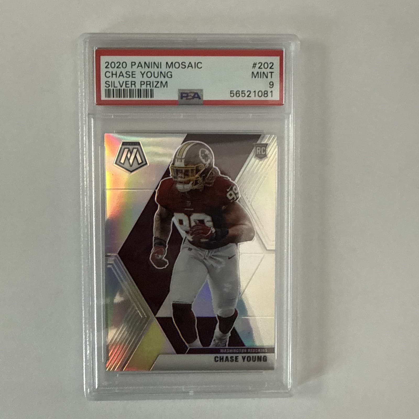 Rookies Chase Young 2020 Panini Mosaic 2020 Panini Mosaic