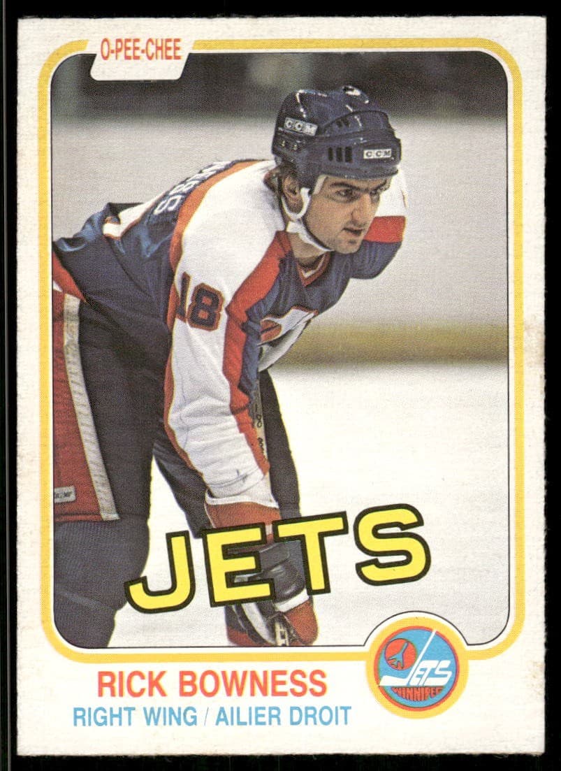 Rick Bowness Winnipeg 1981 O-Pee-Chee 1981 O-Pee-Chee