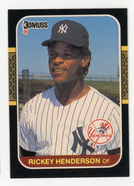Rickey Henderson 1987 Donruss 1987 Donruss