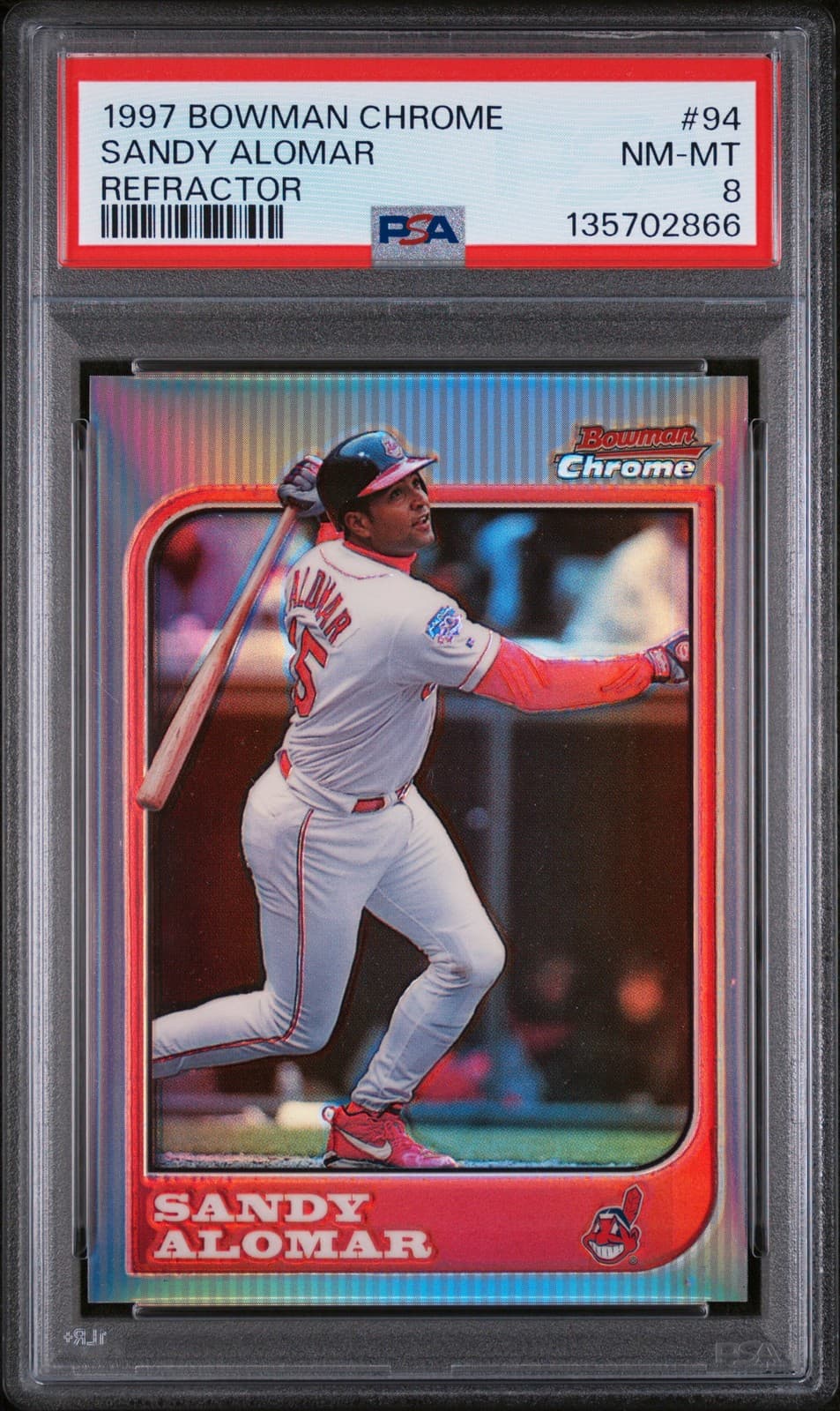 SANDY ALOMAR 1997 Bowman Chrome 1997 Bowman Chrome refractor