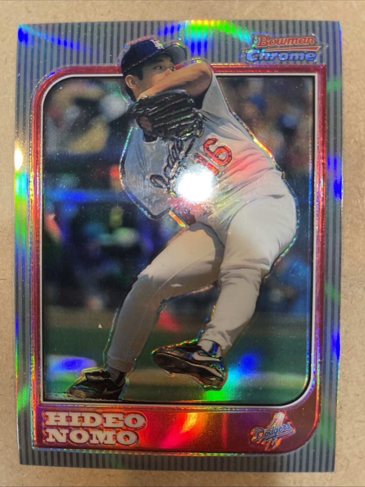 Hideo Nomo Refractors 1997 Bowman Chrome 1997 Bowman Chrome