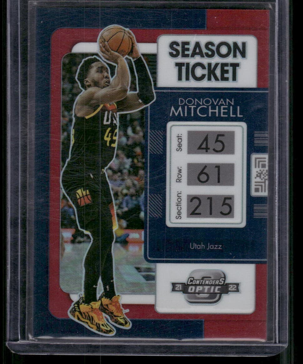 Optic Donovan Mitchell 2021 Panini Contenders 2021 Panini Contenders