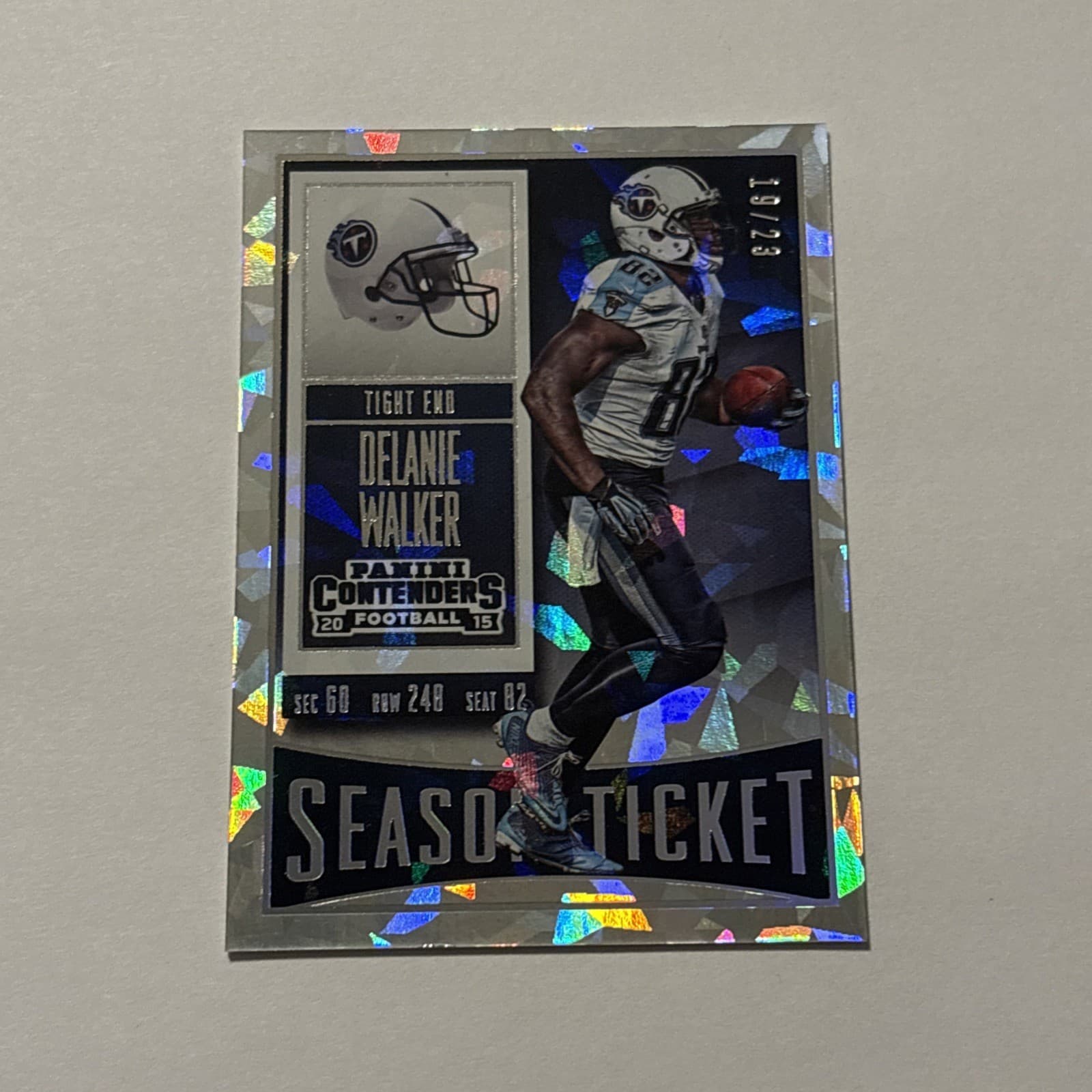 Delanie Walker Cracked 2015 Panini Contenders 2015 Panini Contenders