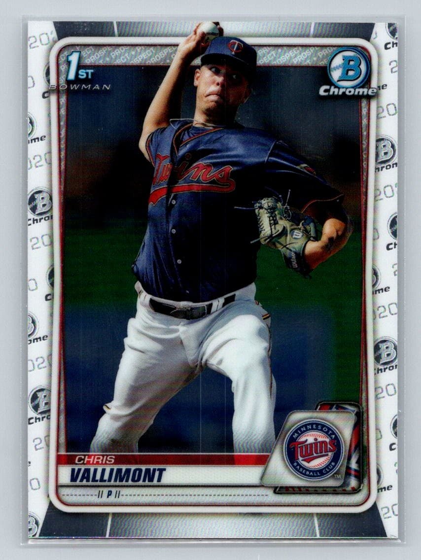 Chris Vallimont Prospects 2020 Bowman 2020 Bowman