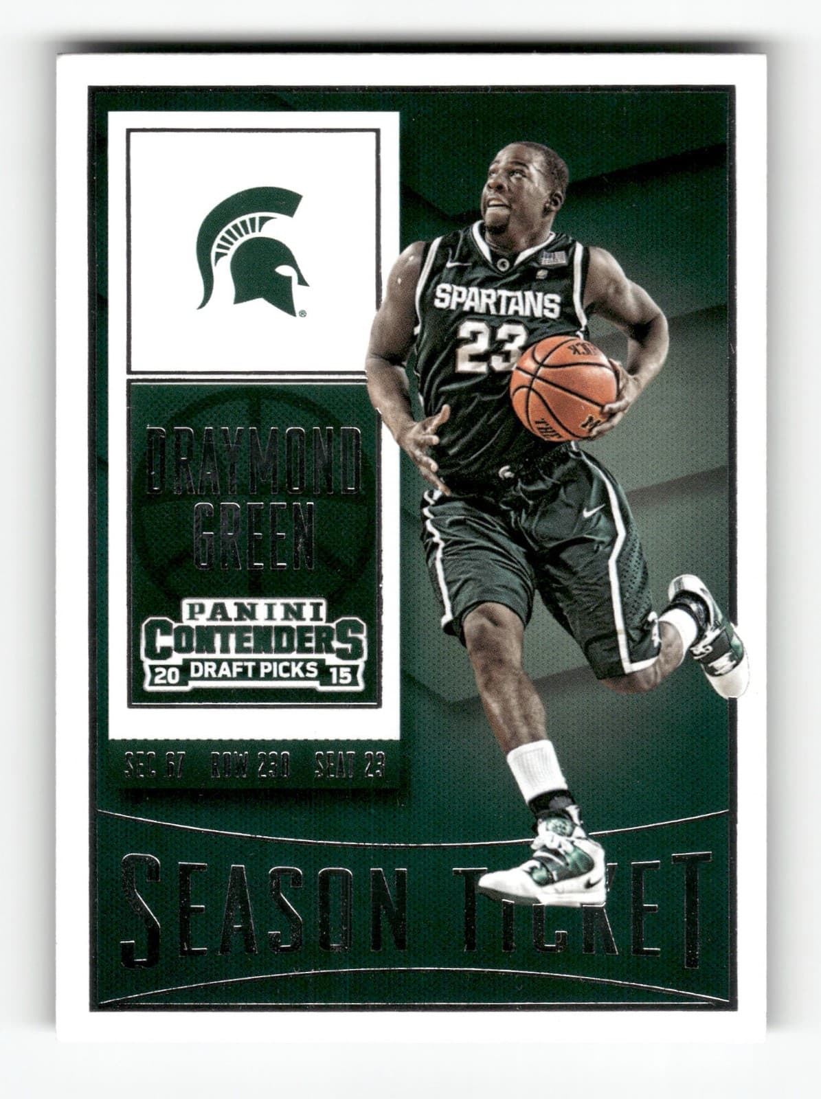 Draft Picks Draymond 2015 Panini Contenders 2015 Panini Contenders green