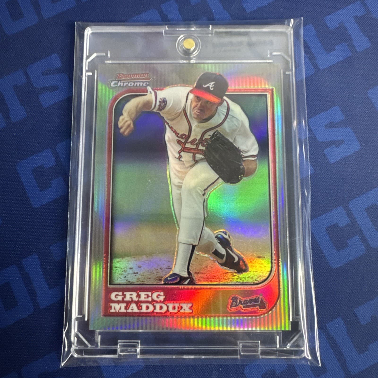 Greg Maddux Braves 1997 Bowman Chrome 1997 Bowman Chrome example 2