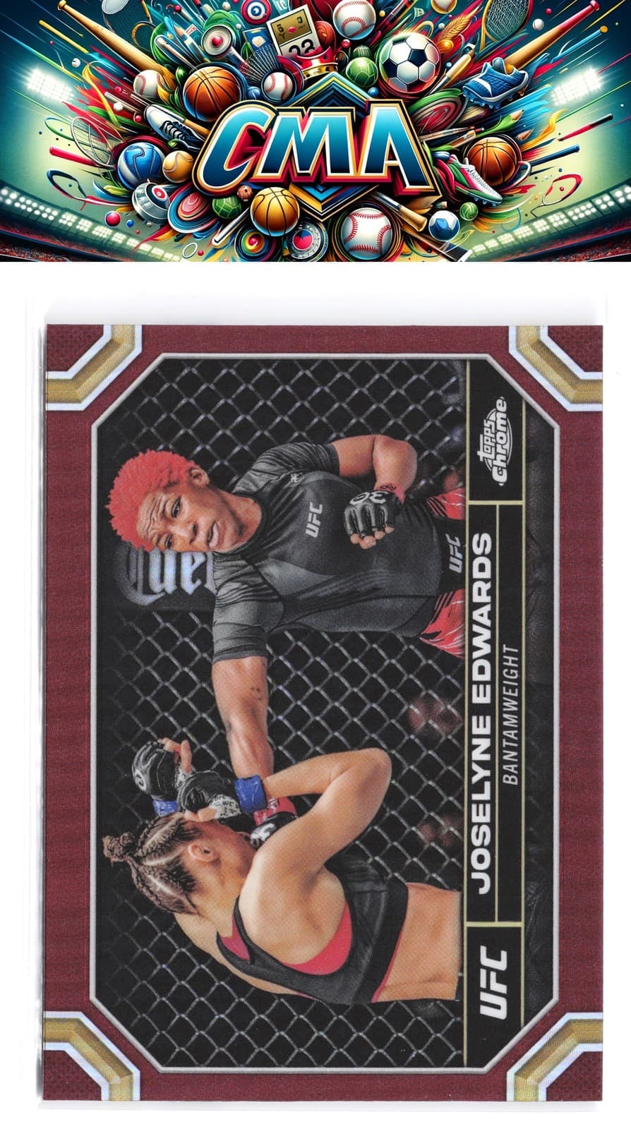 Joselyne Edwards Magenta 2024 Topps Chrome 2024 Topps Chrome refractor