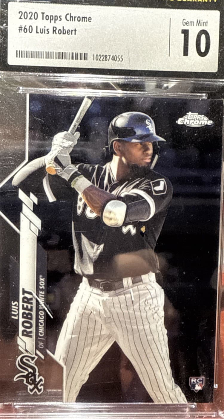 Luis Robert Batting 2020 Topps Chrome 2020 Topps Chrome