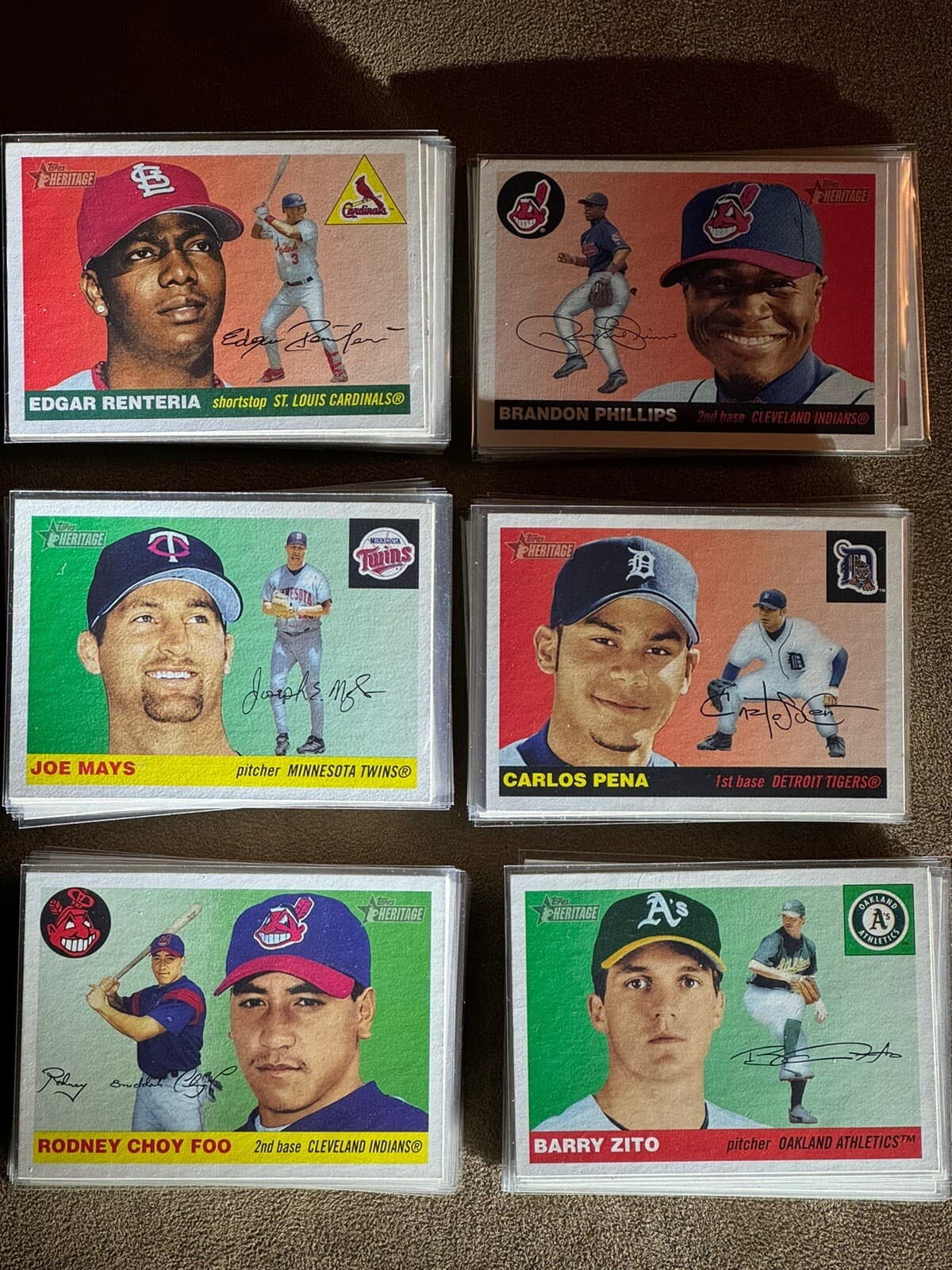Baseball SPs - Complete your s 2004 Topps Heritage 2004 Topps Heritage