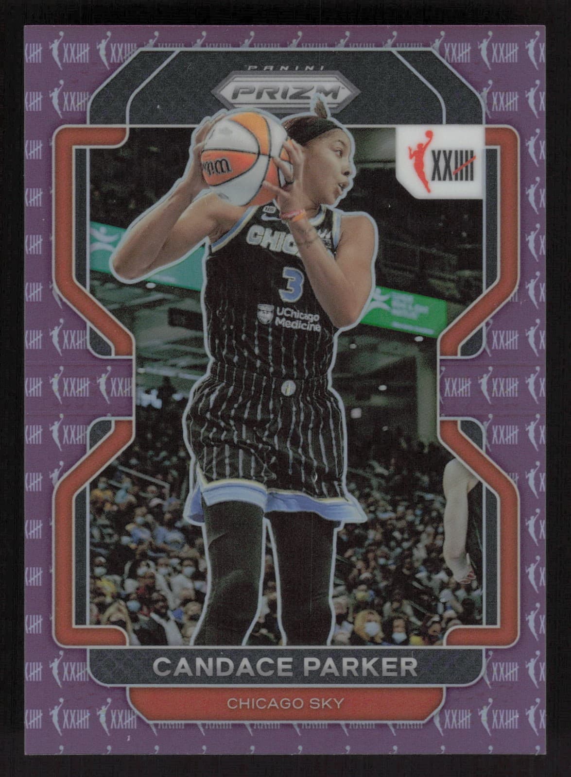 Candace Parker Purple 2022 Panini Prizm 2022 Panini Prizm