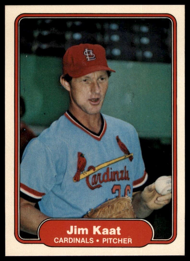 Jim Kaat 1982 Fleer 1982 Fleer