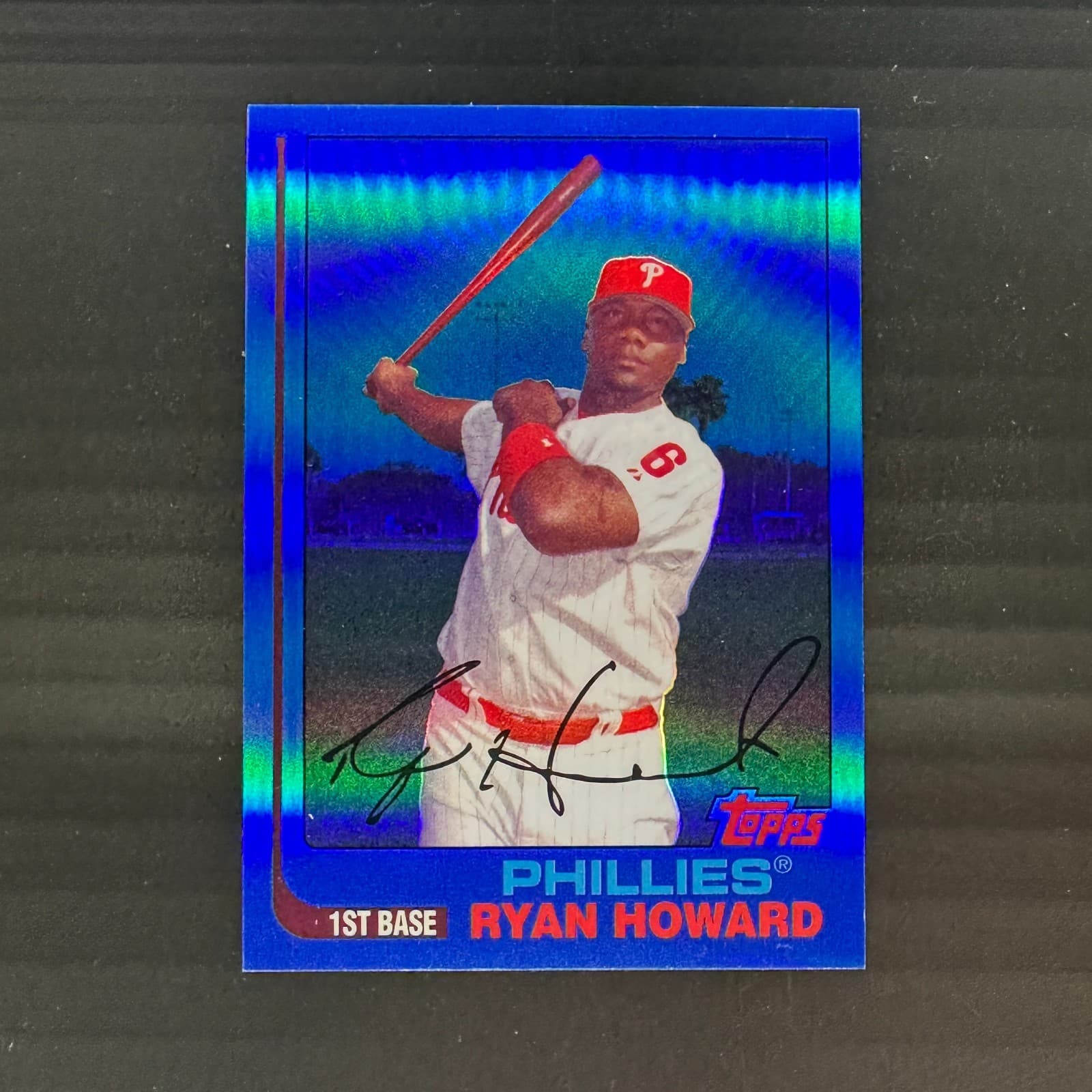 Ryan Howard 2008 Topps Chrome 2008 Topps Chrome blue-refractor