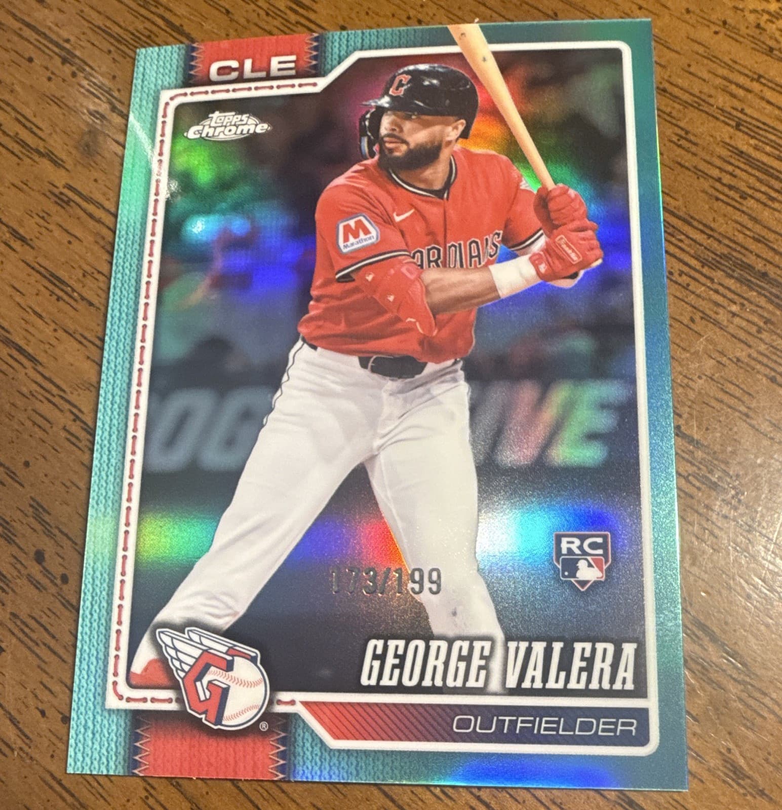 George Valera Green 2022 Topps Chrome 2022 Topps Chrome