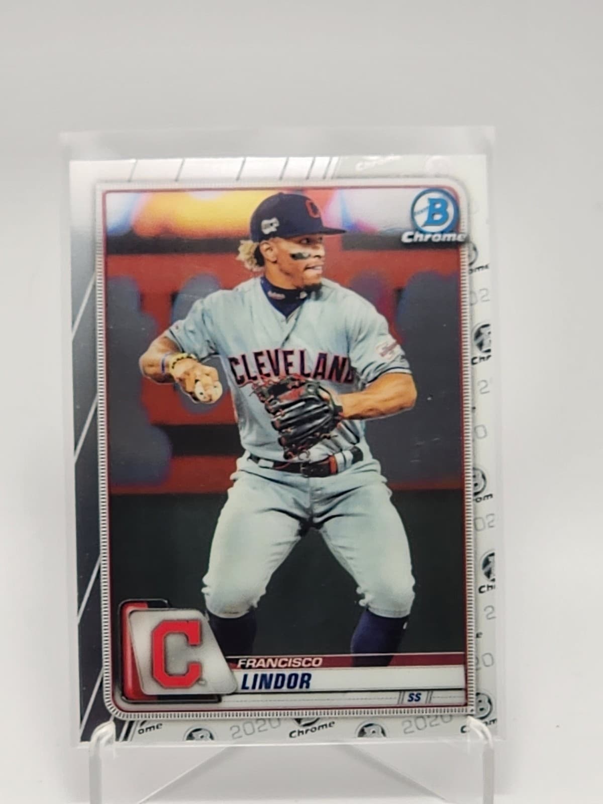 Baseball Francisco Lindor 2020 Bowman Chrome 2020 Bowman Chrome