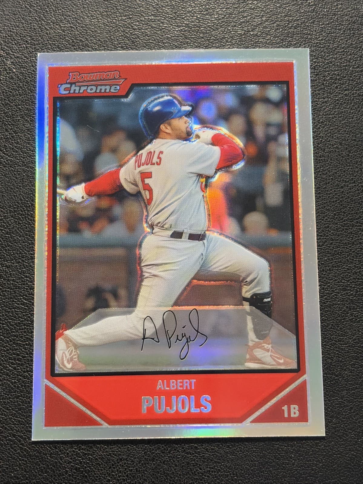 ALBERT PUJOLS 2007 Bowman Chrome 2007 Bowman Chrome refractor