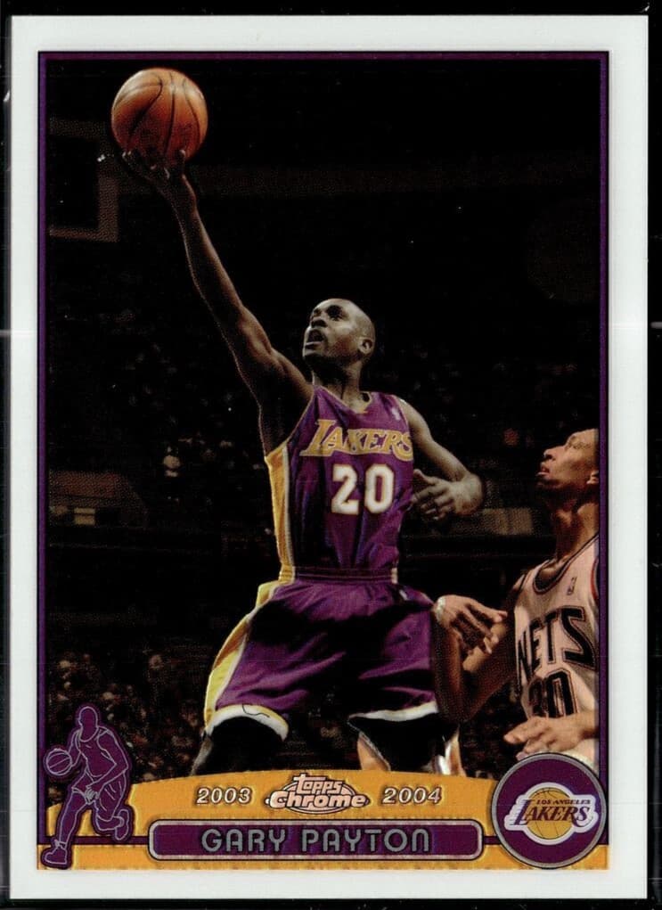 -04 GARY PAYTON LAKERS 2003 Topps Chrome